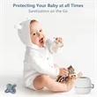 Portable Pacifier Sanitizer On The Go | https://www.bestnamebadges.com