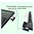 Calculator with Erasable LCD Notepad | https://www.bestnamebadges.com