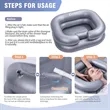 Inflatable Hair Washing Basin/Portable Shampoo Bowls | https://www.bestnamebadges.com