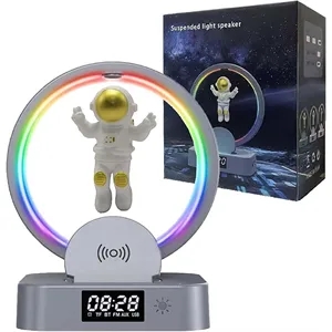 Magnetic Levitation Bluetooth Speaker lighting Astronaut