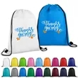 Non-Woven Drawstring Cinch Backpack (Ocean) | https://www.bestnamebadges.com