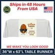 36" x 63" Table Runner Polyester Full Color Dye Sublimation | https://www.bestnamebadges.com