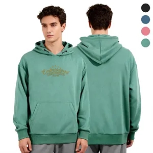 Men's Classic Pullover Hooded Sweatshirt With Custom Logo