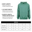 Men's Classic Pullover Hooded Sweatshirt With Custom Logo | https://www.bestnamebadges.com