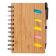 Bamboo Notebook w/ Pen and Sticky Notes | https://www.bestnamebadges.com
