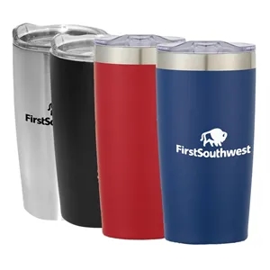 20 Oz Vacuum Insulated Stainless Steel Travel Tumbler | https://www.bestnamebadges.com
