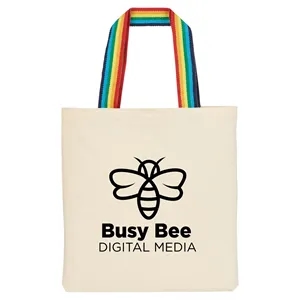 Rainbow Pride Recycled Cotton Tote Bag