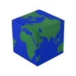 Earth Cube Shape Stress Ball | https://www.bestnamebadges.com