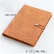 A5 Thickened Simple Retro Suede Office Loose-leaf Notebook | https://www.bestnamebadges.com