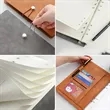 A5 Thickened Simple Retro Suede Office Loose-leaf Notebook | https://www.bestnamebadges.com