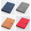 A5 Thickened Simple Retro Suede Office Loose-leaf Notebook | https://www.bestnamebadges.com