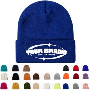 Custom Logo Knit Beanie For Men And Women Winter Warm