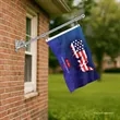 2' - 8' Flagpole Kit - Rotating Clips & Bracket - Silver | https://www.bestnamebadges.com