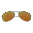 Color Mirrored Aviator Sunglasses | https://www.bestnamebadges.com