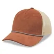 Corduroy 5 Panels Trucker Cap w/Rope | https://www.bestnamebadges.com