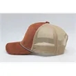 Corduroy 5 Panels Trucker Cap w/Rope | https://www.bestnamebadges.com