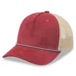 Corduroy 5 Panels Trucker Cap w/Rope | https://www.bestnamebadges.com