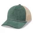 Corduroy 5 Panels Trucker Cap w/Rope | https://www.bestnamebadges.com