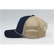 Corduroy 5 Panels Trucker Cap w/Rope | https://www.bestnamebadges.com