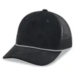 Corduroy 5 Panels Trucker Cap w/Rope | https://www.bestnamebadges.com