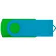 Custom Color Swivel USB Flash Drives | https://www.bestnamebadges.com