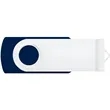 Custom Color Swivel USB Flash Drives | https://www.bestnamebadges.com