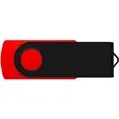 Custom Color Swivel USB Flash Drives | https://www.bestnamebadges.com
