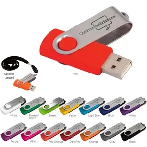 Universal Source® 64 GB Folding USB 2.0 Flash Drive | https://www.bestnamebadges.com