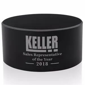 JAFFA® Cylinder Black Base | https://www.bestnamebadges.com