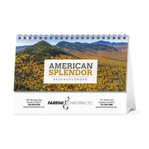 Triumph® Calendars American Splendor Desk Calendar | https://www.bestnamebadges.com