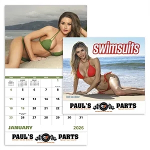 Good Value™ Swimsuits - Stapled Calendar | https://www.bestnamebadges.com