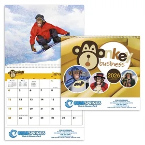 Triumph® Calendars Monkey Business Calendar | https://www.bestnamebadges.com