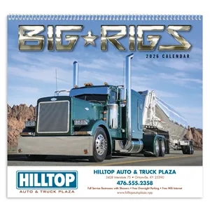 Triumph® Calendars Big Rigs Calendar | https://www.bestnamebadges.com