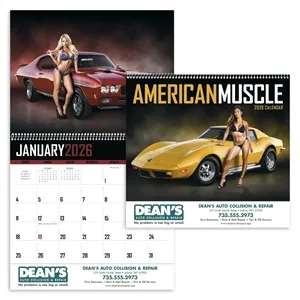 Triumph® Calendars American Muscle Calendar | https://www.bestnamebadges.com