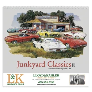 Triumph® Calendars Junkyard Classics by Dale Klee Calendar | https://www.bestnamebadges.com