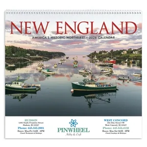 Triumph® Calendars New England Calendar | https://www.bestnamebadges.com