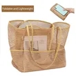 Mesh Beach Shoulder Handbag | https://www.bestnamebadges.com