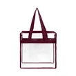 Stadium Approved Clear Zipper Tote Bag (Ocean) | https://www.bestnamebadges.com