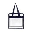 Stadium Approved Clear Zipper Tote Bag (Ocean) | https://www.bestnamebadges.com