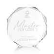 Acadian Award - Clear | https://www.bestnamebadges.com
