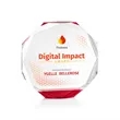 Acadian VividPrint™ Award - Red | https://www.bestnamebadges.com