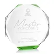 Acadian Award - Green | https://www.bestnamebadges.com