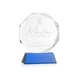 Acadian Award on Newhaven Base - Blue | https://www.bestnamebadges.com