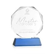 Acadian Award on Newhaven Base - Blue | https://www.bestnamebadges.com