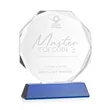 Acadian Award on Newhaven Base - Blue | https://www.bestnamebadges.com