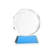 Acadian VividPrint™ Award on Newhaven Base - Sky Blue | https://www.bestnamebadges.com