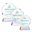 Acadian VividPrint™ Award on Newhaven Base - Prismatic | https://www.bestnamebadges.com