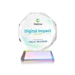 Acadian VividPrint™ Award on Newhaven Base - Prismatic | https://www.bestnamebadges.com