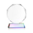 Acadian VividPrint™ Award on Newhaven Base - Prismatic | https://www.bestnamebadges.com