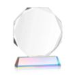 Acadian VividPrint™ Award on Newhaven Base - Prismatic | https://www.bestnamebadges.com